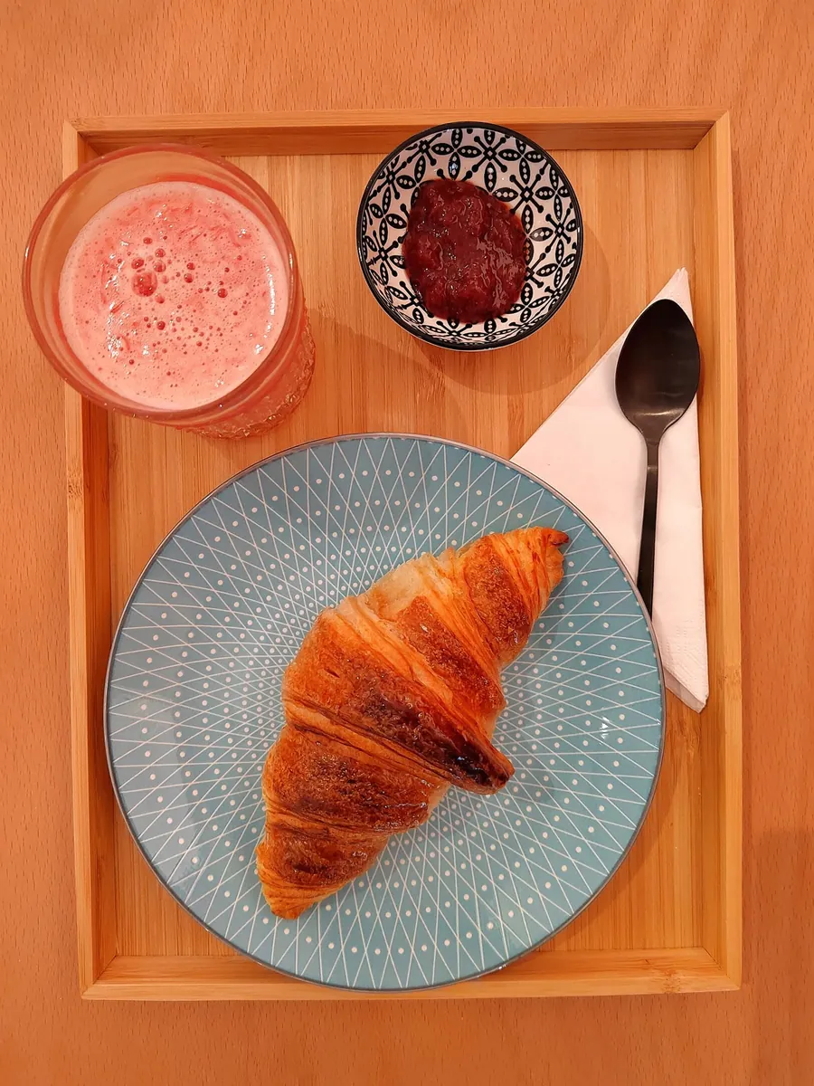Croissant s domácim džemom